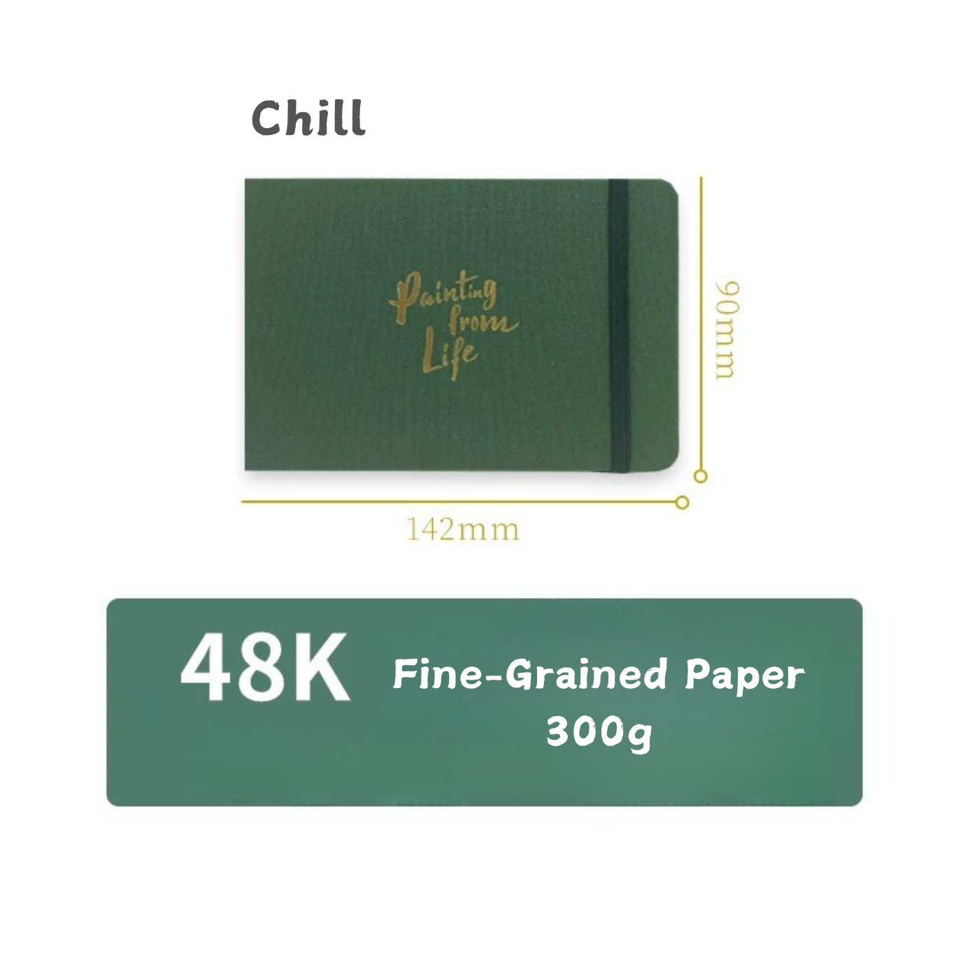 48k fine grained paper 300g