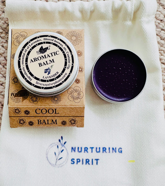 Natural Soothing Lavender Sleep Balm with Essential Oils