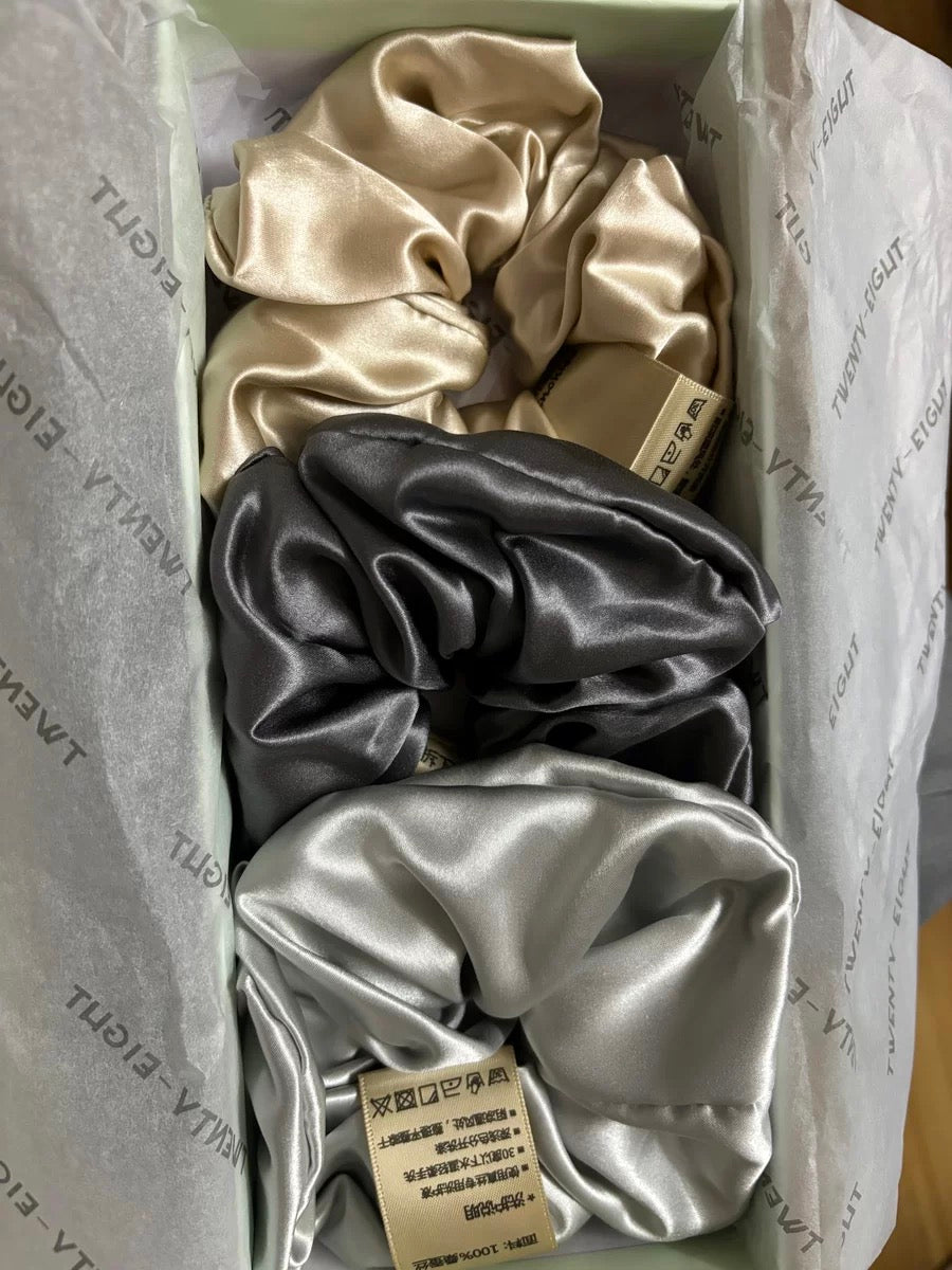 silk scrunchies Perfect for all hair types